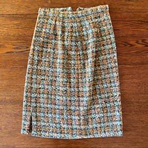 Vintage Wool Handmade Skirt